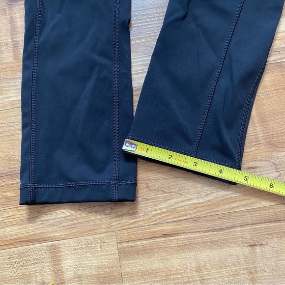 LULULEMON 2 Black Speed Up Crop 21" Leggings Athletic Athleisure Running W6AL7S - Picture 16 of 16